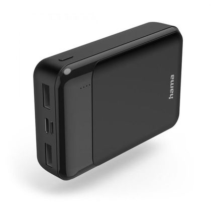 Power Bank 10000mAh HAMA-187285 Eco Power 10 Black