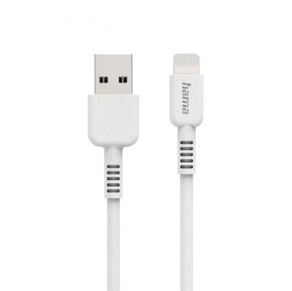 Cable USB2 A-Lightning M/M, 1.0m, HAMA-187283 Eco