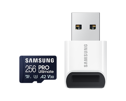 Карта памет Samsung PRO Ultimate, microSDXC, UHS-I, 256GB, USB четец