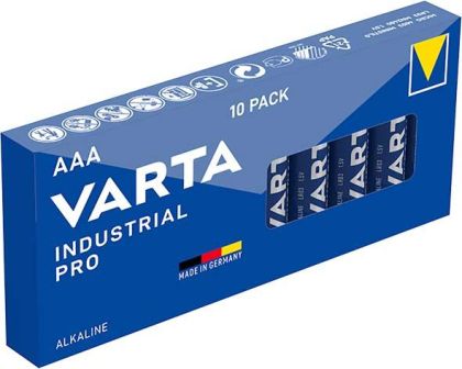 Алкални батерии индустриални LR03 AAA 1,5V 10PK INDUSTRIAL PRO4003 VARTA