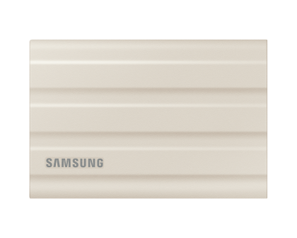 Външен SSD Samsung T7 Shield, 1TB USB-C, Бежов