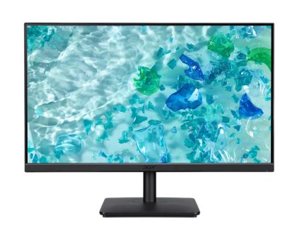 Монитор Acer Vero V247YEbmipxv, 23.8" IPS LED ZeroFrame, FreeSync, FHD (1920x1080), 100Hz, 100M:1, 4ms (GTG), 250nits, VGA, HDMI, DisplayPort, 2x2W Speakers, Flicker-Less, BlueLightShield, Audio in/out, TCO, Tilt, Vesa, Black