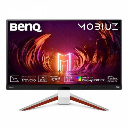 Монитор BenQ MOBIUZ EX2710U 27" IPS HDRi, 144Hz, 1ms, 3840x2160 UHD, Brightn.peak HDR 600nits, Fr.Sync Prem., 98%sRGB, HDR10,B.I.+,Light Tun.,Motion Blur Reduct.,Color Vibrance, FPS Mode, treVolo 2.1 (2Wx2+5Wwoofer), 1000:1, 2x48Gbps HDMI,DP, USB hub, HAd