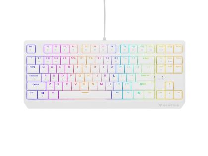 Клавиатура Genesis Gaming Keyboard Thor 230 TKL US RGB Mechanical Outemu Red White Hot Swap