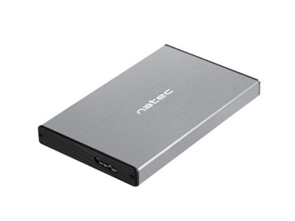 Кутия за твърд диск Natec External HDD/SSD Enclosure Rhino Go SATA 2.5" USB 3.0 Grey