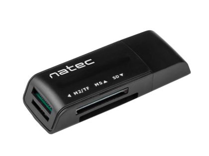 Аксесоар Natec Card Reader MINI ANT 3 SDHC MMC M2 MICRO SD USB 2.0 Black
