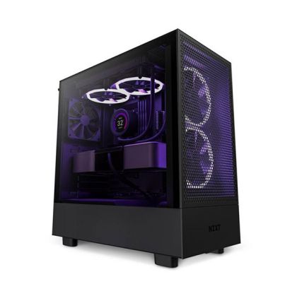 Case NZXT H5 Flow Matte ATX Temp. Glass, Black