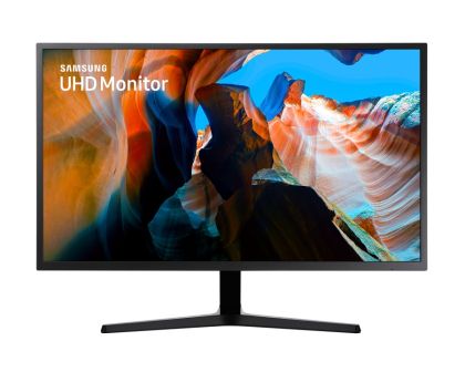 Монитор Samsung U32J590U 32", UHD VA, FLAT, 4ms, 3840x2160, FreeSync, DP 1.2, 2xHDMI 2.0, 250cd/m2, 178°/178°, Tilt, Dark Blue Gray