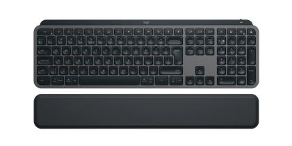 Kлавиатура Logitech MX Keys S, Bluetooth, Illuminated, Подложка за китка, Черна