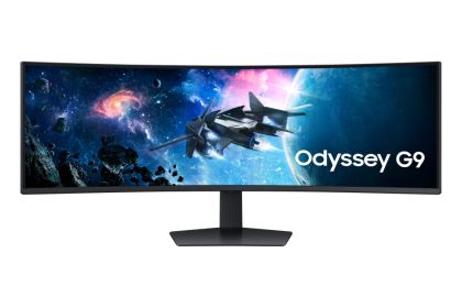 Монитор Samsung LS49CG950, 49" Odyssey G9 GAMING, Curved VA, 1000R, 240Hz, 32:9, 5120 x 1440, 450 cd/m2, Display Port, HDMI, Micro HDMI, USB Hub, Black