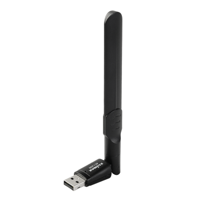 Безжичен адаптер EDIMAX EW-7822UAD, USB, Realtek, 2.4Ghz/5GHz, AC1200, с външна антена