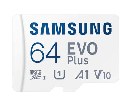 Памет Samsung 64GB micro SD Card EVO Plus with Adapter, Class10, Transfer Speed up to 160MB/s