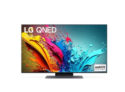 Телевизор LG 50QNED86T3A, 50" 4K QNED HDR Smart TV, 100Hz, 3840x2160, DVB-T2/C/S2, a8 AI Processor 4K, HDR 10 PRO, webOS 24 ThinQ, FreeSync Compatible, VRR, Multi View, 4K Upscaling, WiFi 5, Voice Controll, Bluetooth 5.1, AirPlay 2, LAN, CI, HDMI, SPDIF, 