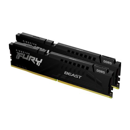 Памет Kingston FURY Beast Black 32GB (2x16GB) DDR5 6000MHz CL36 KF560C36BBE2K2-32 EXPO