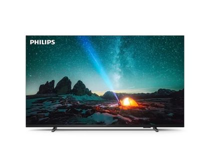 Телевизор Philips 50PUS7609/12, 50" UHD HD LED, 3840 x 2160, DVB-T/T2/T2-HD/C/S/S2, Pixel Precise Ultra HD, HDR+, HLG, Smart TV with new OS, Dolby Vision, Atmos HDMI, VRR, 2* USB, Cl+, 802.11n, Lan, 20W RMS, Black