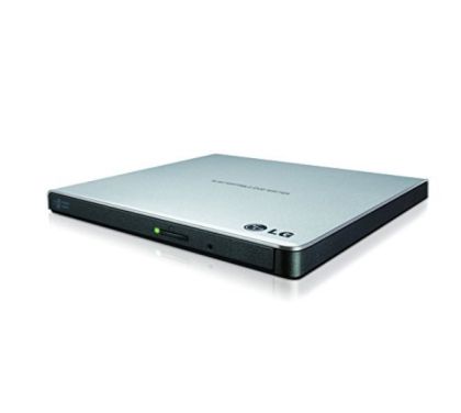 Оптично устройство Hitachi-LG GP57ES40 Ultra Slim External DVD-RW, Super Multi, Double Layer, TV connectivity, Silver