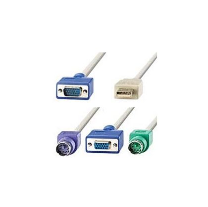 Cable KVM 1xHD15M/F,1xUSB A/2xPS2M,1.8m,11.01.4702