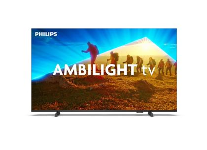 Телевизор Philips 43PUS8009/12, 43" 4K UHD LED, 3840x2160, DVB-T/T2/T2-HD/C/S/S2, 60Hz, Ambilight 3, Pixel Precise UHD, HDR+, Titan OS, Dolby Atmos, VRR, 3*HDMI, 2*USB, 802.11n, 20W RMS, Black