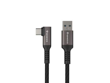 Кабел Genesis Cable USB-C(M)->USB-A(M) 3.1 GEN 1, 5GB/S PD15W VR, 5m, Black