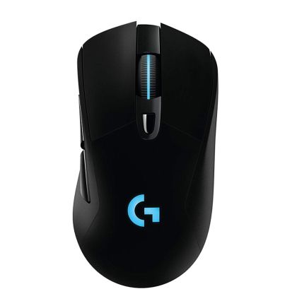 Мишка Logitech G703 Wireless Mouse, Lightsync RGB, Lightspeed Wireless, HERO 25K DPI Sensor, 400 IPS, 6 Programmable Buttons, 95g, Black