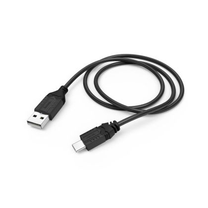 Кабел HAMA USB-A мъжко - USB-C мъжко за зареждане на SONY PS5, 0.75 m, Черен