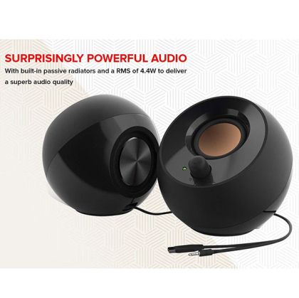 Speaker Creative Pebble Black, USB 4.4W RMS