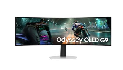 Монитор Samsung LS49DG910, 49" Odyssey G9 GAMING, Curved OLED, 1800R, 240Hz, Smart. 32:9, 5120 x 1440, Display Port , HDMI,Micro HDMI, USB Hub, Silver