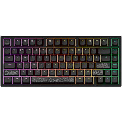 Геймърскa механична клавиатура Dark Project ALU81A Terra Nostra Black RGB