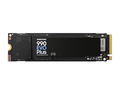 Твърд диск Samsung SSD 990 EVO Plus 2TB PCIe 4.0 NVMe 2.0 M.2 V-NAND 3-bit MLC, 256-bit Encryption, Read 7150 MB/s Write 6300 MB/s 