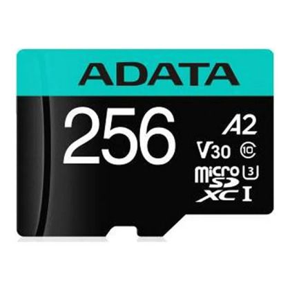 Micro SDXC 256GB V30 Cl10+SD Adapter, Adata