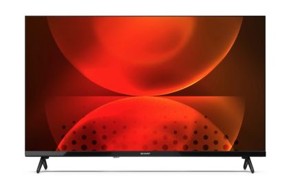 Телевизор Sharp 32FH2EA, 32" LED Android TV, HD 1366x768, Frameless, DVB-T/T2/C/S/S2, Active Motion 400, 1 000 000:1, Speaker 2x8W, Dolby Digital, Google Assistant, Chromecast Built-in, 3xHDMI, Video/Audio input (3 x RCA), CI+, USB, Wi-Fi, Bluetooth, LAN,