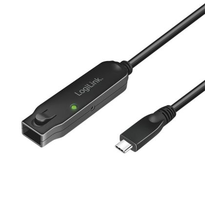 Cable USB3.2 C-C M/F+Repeater, 5m, Logilink UA0418
