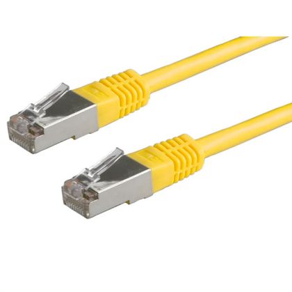 Patch cable FTP Cat. 5e 5m, Yellow, 21.15.0162