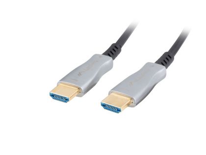 Кабел Lanberg HDMI M/M v2.0 cable 30m optical black aoc