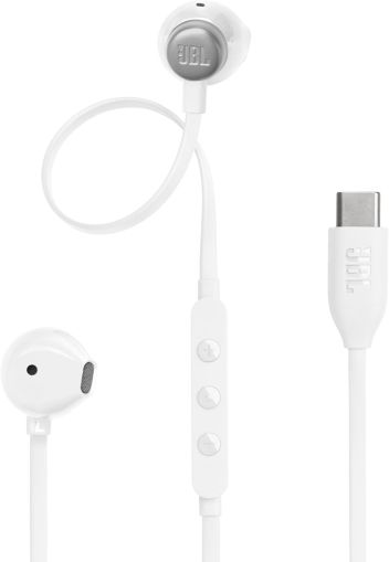 Слушалки JBL T305C WHT USB-C In-ear headphones