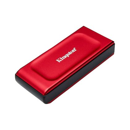 SSD Ext. 2TB Kingston XS1000R, USB-C, Red