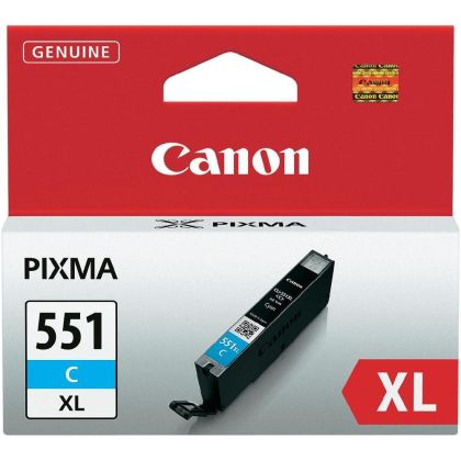 Консуматив Canon CLI-551XL C + Canon Plus Glossy II PP-201, 10x15 cm, 100 sheets