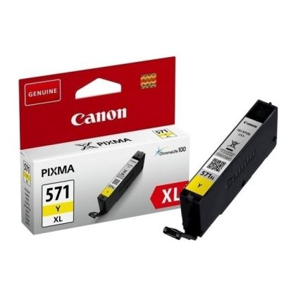 Консуматив Canon CLI-571XL Y + Canon Plus Glossy II PP-201, 10x15 cm, 100 sheets