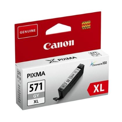 Консуматив Canon CLI-571XL GY + Canon Plus Glossy II PP-201, 10x15 cm, 100 sheets
