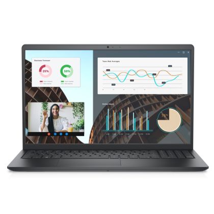 Лаптоп Dell Vostro 3530, Intel Core i7-1355U (12 MB Cache up to 5.00 GHz), 15.6" FHD (1920x1080) AG 120Hz WVA 250nits, 8GB, 1x8GB DDR4, 512GB PCIe M.2, UHD Graphics, HD Cam and Mic, 802.11ac, BG KB, Win 11 Pro, 3Y BOS + Dell EcoLoop Essential Backpack14-1