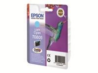 EPSON 5LB T0805 ink cartridge light cyan standard capacity 7.4ml 350 pages 1-pack blister without alarm