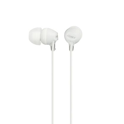 Слушалки Sony Headset MDR-EX15LP white