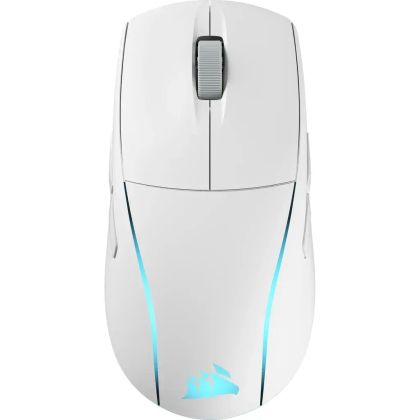 Геймърскa безжична/блутут мишка Corsair M75 White Wireless Lightweight RGB