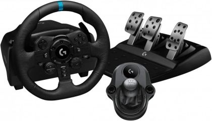 Волан LOGITECH G923 SE + LOGITECH скоростен лост за XBOX/PC