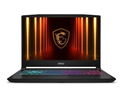 Лаптоп MSI Katana 15 HX B14WEK, i5-14450HX (10C/16T 6P+ 4E, up to 4.8Ghz), NVIDIA GeForce RTX 5050 8GB GDDR7 440 AI TOPS, 15.6" QHD (2560x1440) 165Hz, IPS-Level, 16GB DDR5 2x8 5600MHz, 512GB SSD Gen4x4, Intel WiFi 6E, BT5.3, 4 Zone RGB Kbd, NO OS, 2.4kg