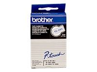 BROTHER P-Touch TC-293 blue on white 9mm