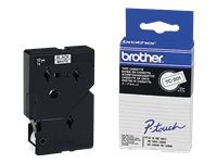 BROTHER P-Touch TC-201 black on white 12mm