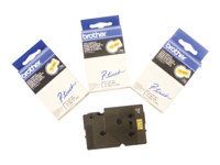 BROTHER P-Touch TC-601 black on yellow 12mm