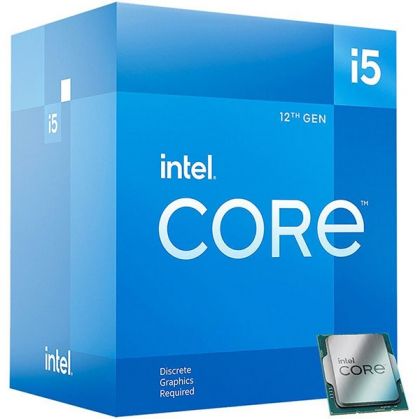 CPU i5-12400F, 6C/12T, 2.5/18M/s1700, Box