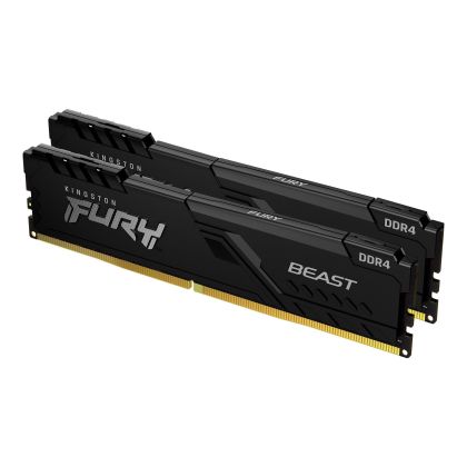 Памет Kingston FURY Beast Black 32GB(2x16GB) DDR4 3200MHz KF432C16BB1K2/32